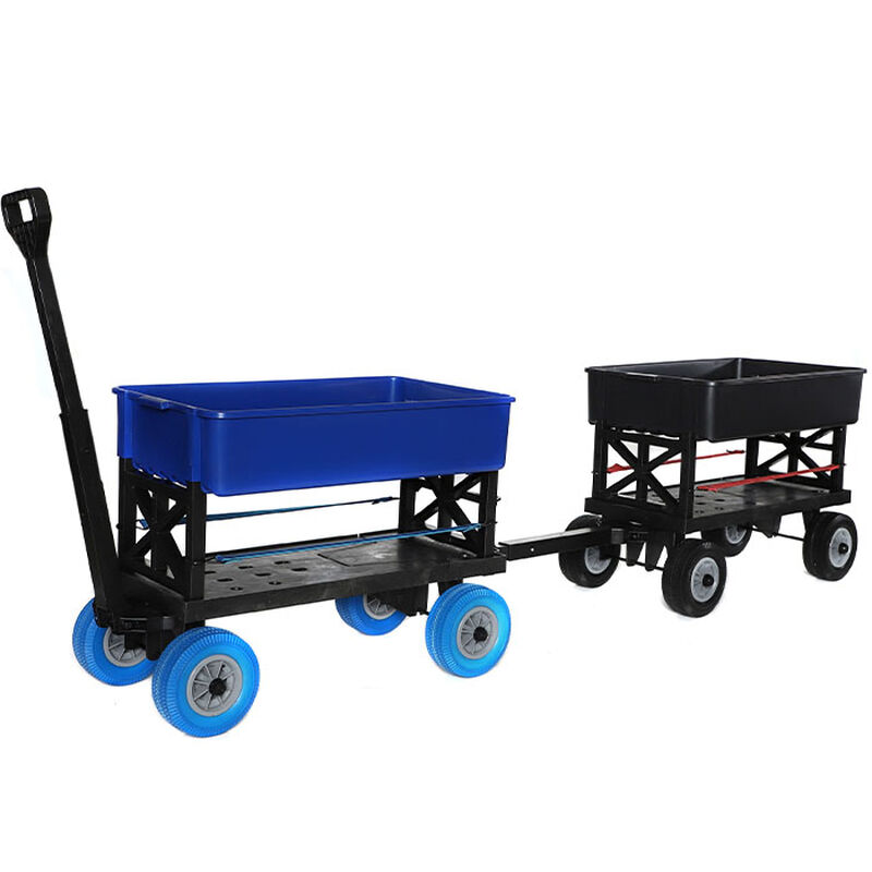 Mighty Max Multi-Purpose Dock Cart Wagon, Blue Tub image number 3
